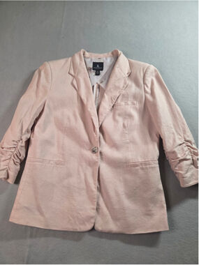 Women's Jules & Leopold Pink Blazer Jacket Size M